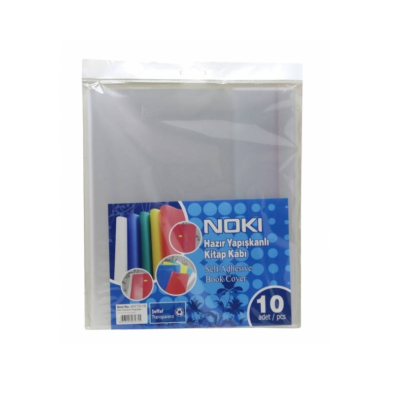 NOKİ HAZIR KİTAP KABI ŞEFFAF 10 LU 60170-10
