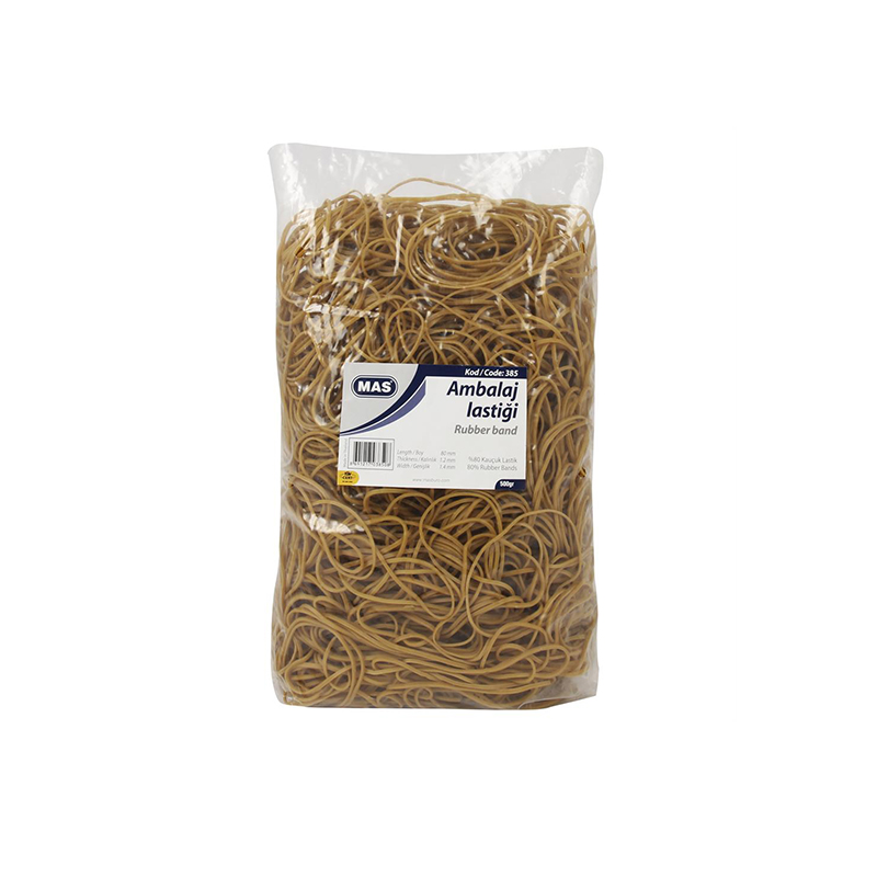 MAS 385 %80 KAUÇUK LASTİK 500 gr POŞET (ÖZEL FİYAT)