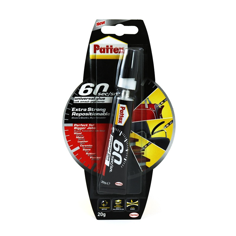 PATTEX 60 SANİYE ÇOK AMAÇLI YAPIŞTIRICI 2903819