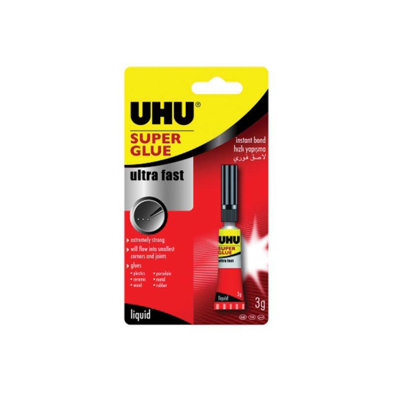 UHU SUPER GLUE-JAPON YAPIŞTIRICI 3 GR BLİSTER 40279