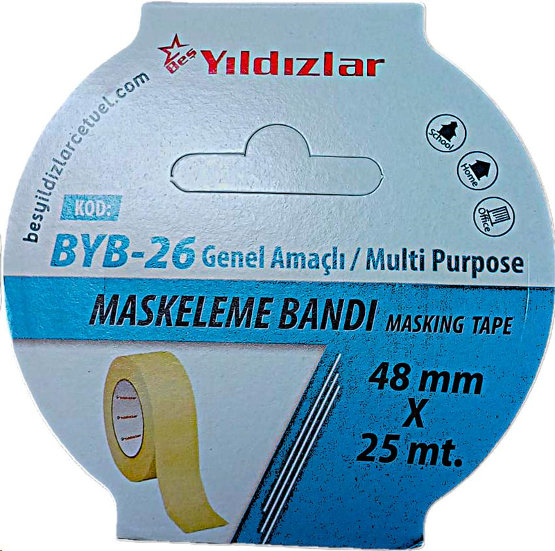 YILDIZLAR 48x25 MASKELEME BANTI BYB-26