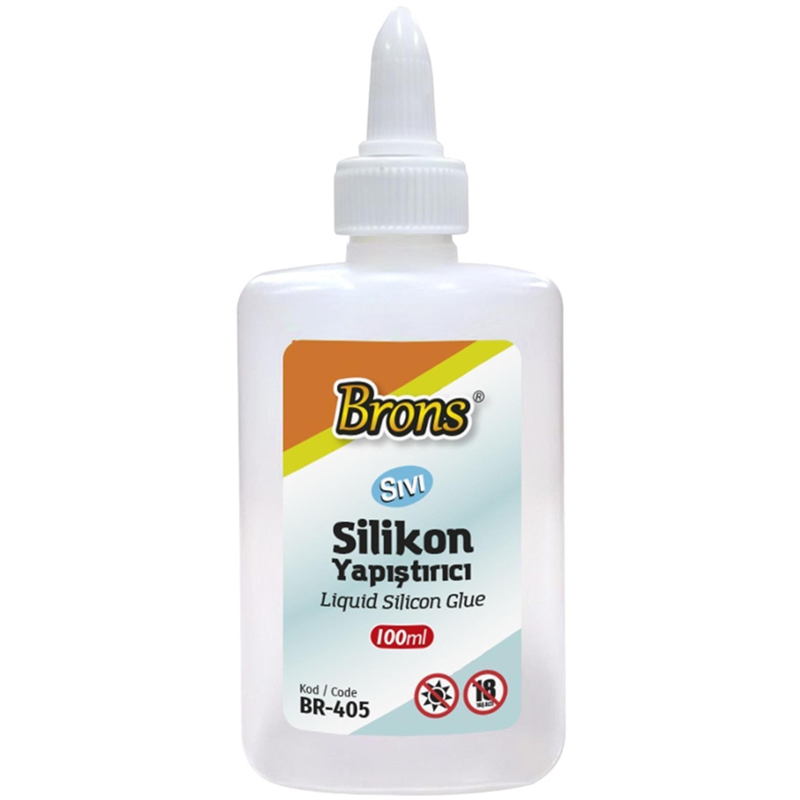 BRONS SIVI SİLİKON YAPIŞTIRICI 100 gr BR-405