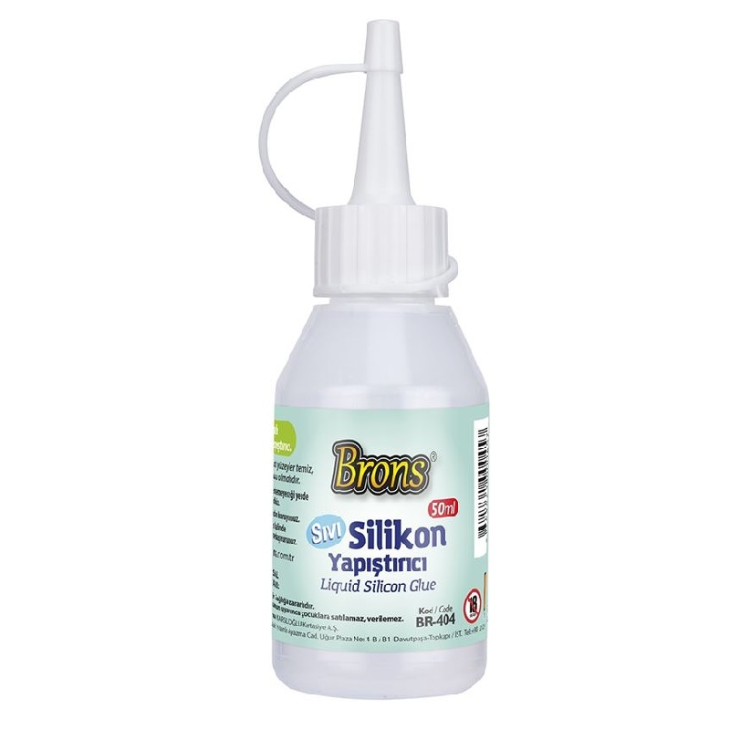 BRONS SIVI SİLİKON YAPIŞTIRICI 50 gr BR-404