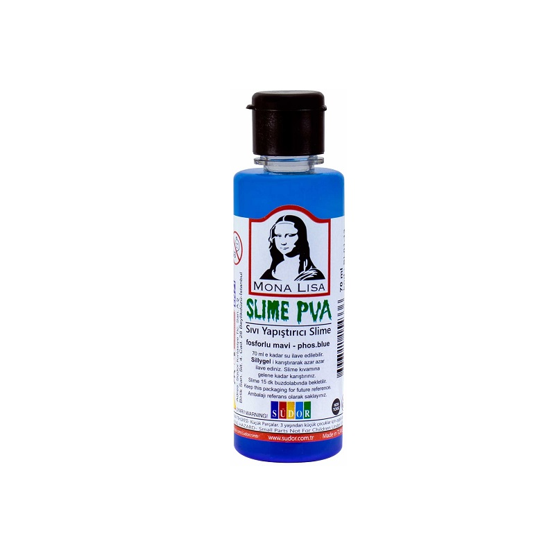 SÜDOR SLIME FOSFORLU MAVİ 70 ml SL01-13
