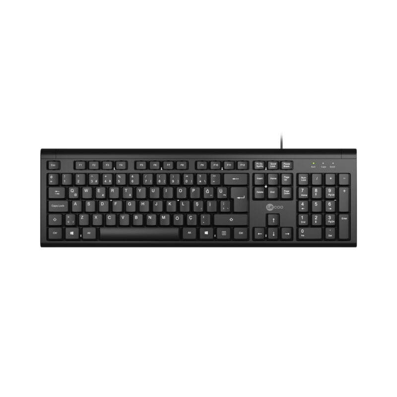 LECOO KB101 SİYAH KABLOLU Q KLAVYE