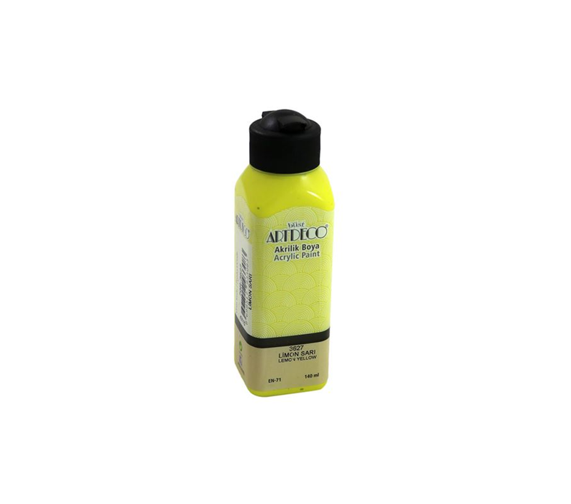 ARTDECO AKRİLİK BOYA 140 ML LİMON SARI 070R-3627