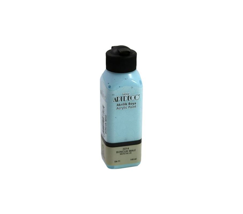 ARTDECO AKRİLİK BOYA 140 ML BONCUK MAVİ 070R-3014