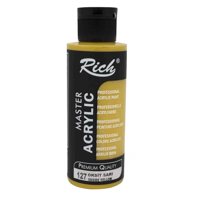 RICH AKRİLİK BOYA 127 OKSİT SARI 120 cc