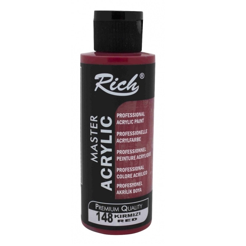 RICH AKRİLİK BOYA 148 KIRMIZI 120 cc