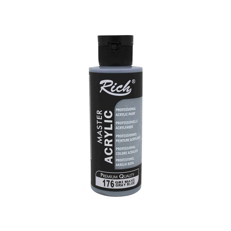 RICH AKRİLİK BOYA 176 GRİ MAVİ 120 cc