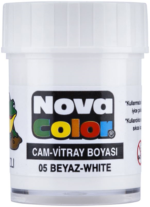 NOVA COLOR CAM BOYASI BEYAZ SU BAZLI NC-153
