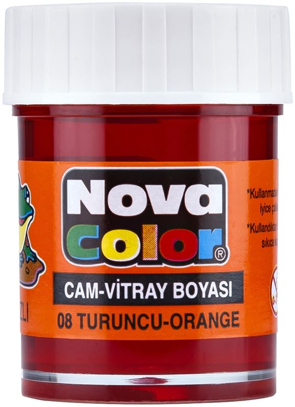 NOVA COLOR CAM BOYASI TURUNCU SU BAZLI NC-156
