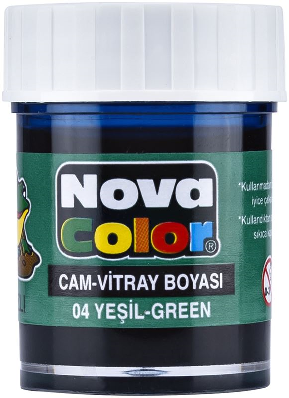 NOVA COLOR CAM BOYASI YEŞİL SU BAZLI NC-152