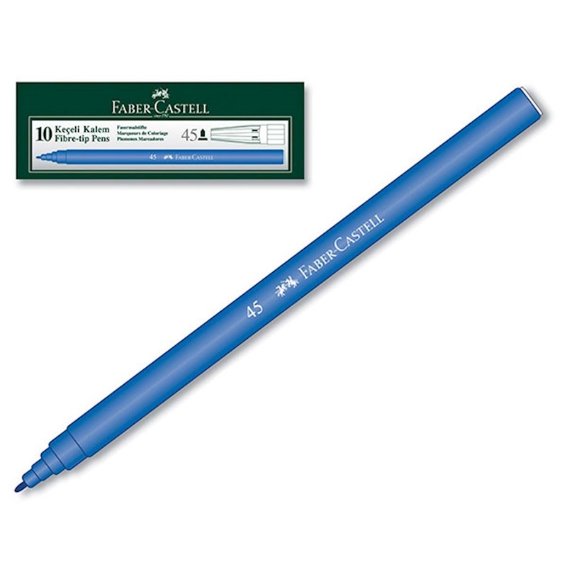 FABER MAVİ KEÇELİ KALEM 45 155001