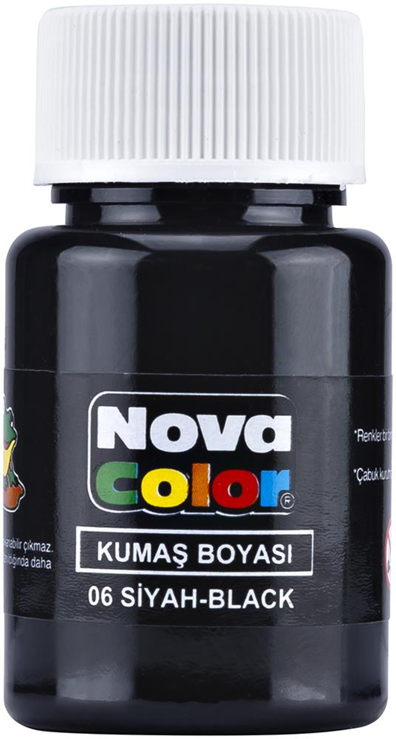 NOVA COLOR KUMAŞ BOYASI SİYAH NC-164