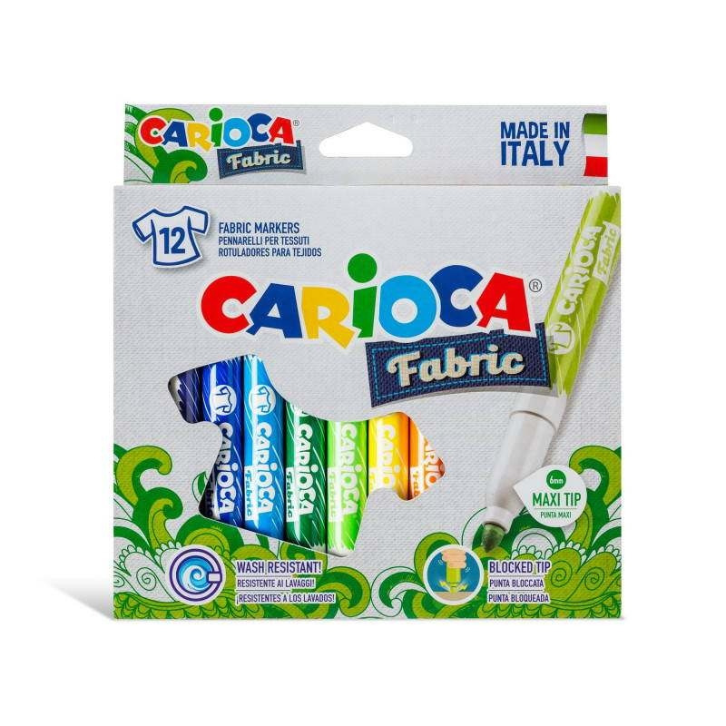 CARIOCA 12 RENK KUMAŞ BOYAMA KALEMİ 40957