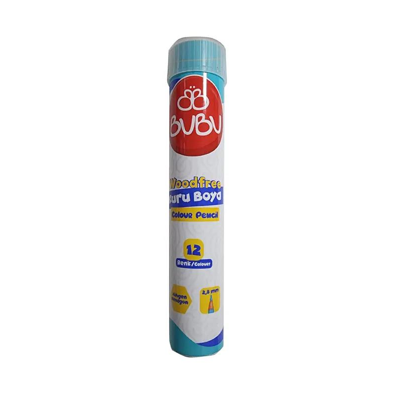 BU-BU WOODFREE 12 RENK TÜP KURU BOYA KUR003