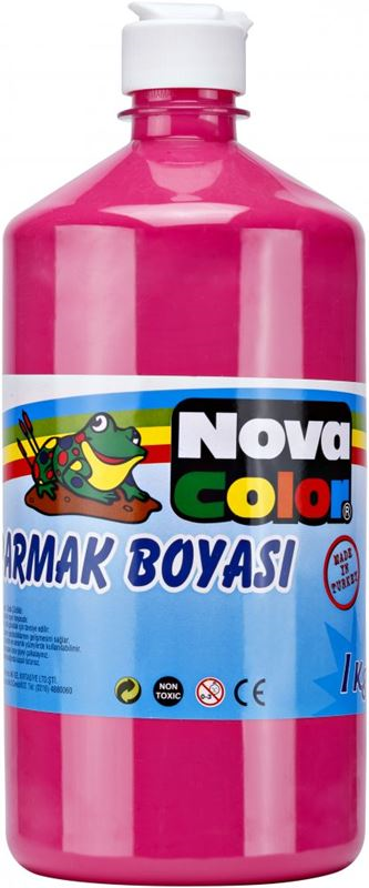 NOVA COLOR PARMAK BOYASI PEMBE 1 KG.NC-320