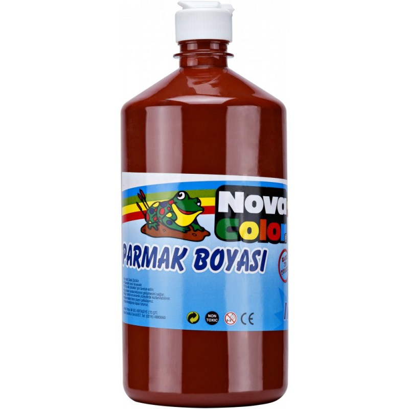 NOVA COLOR PARMAK BOYASI KAHVE 1 KG.NC-394