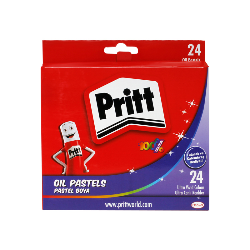 PRİTT 24 RENK PASTEL KARTON KUTU 1307853