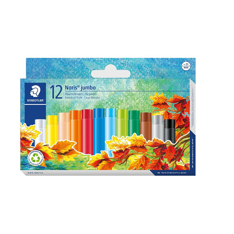 STAEDTLER NORIS 12 RENK JUMBO YAĞLI PASTEL BOYA 243 NC12