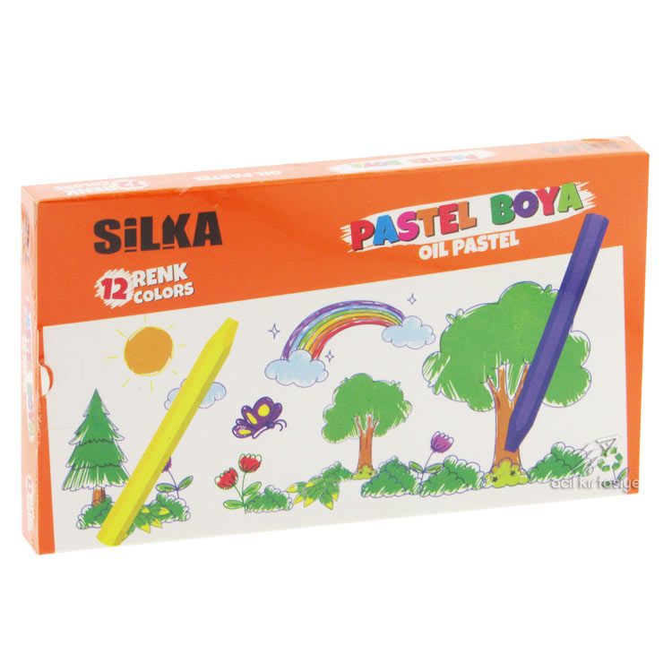 SİLKA 12 RENK PASTEL BOYA ART.538 (ÖZEL FİYAT)