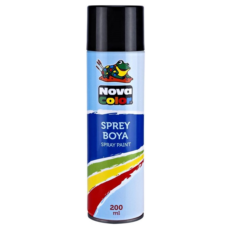 NOVA COLOR SPREY BOYA SİYAH NC-805