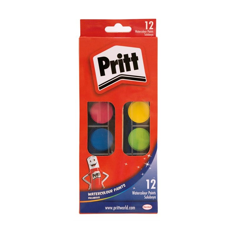 PRİTT 12 RENK SULU BOYA BÜYÜK 1047948