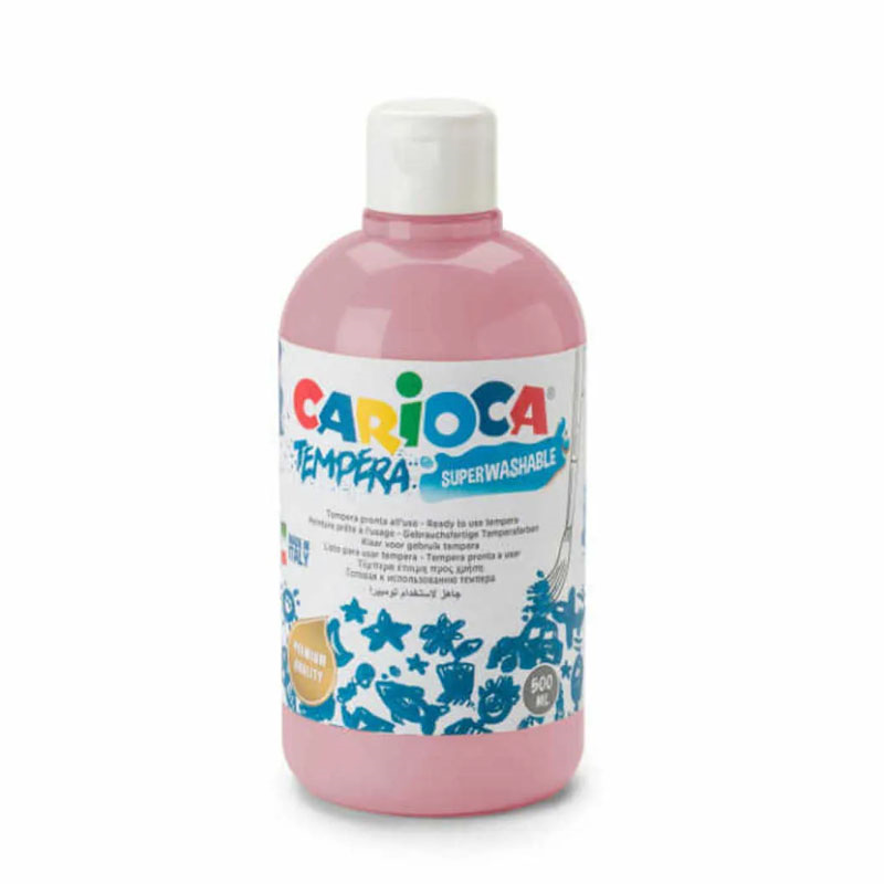 CARIOCA TEMPERA PEMBE YIKANABİLİR SULUBOYA 500ml 40427/09