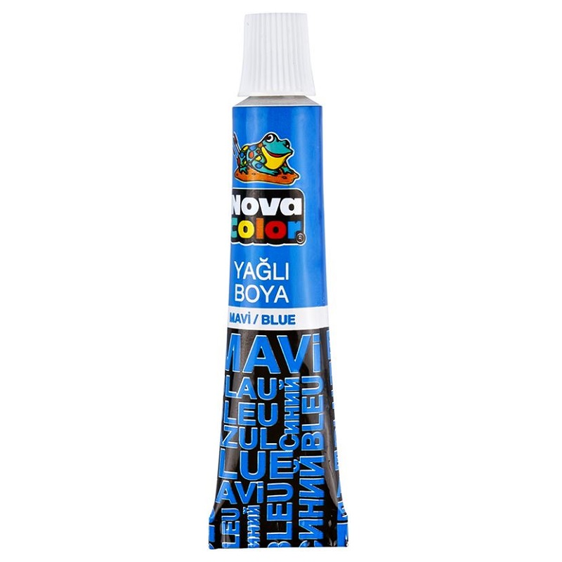 NOVA COLOR YAĞLI TÜP MAVİ NC-129