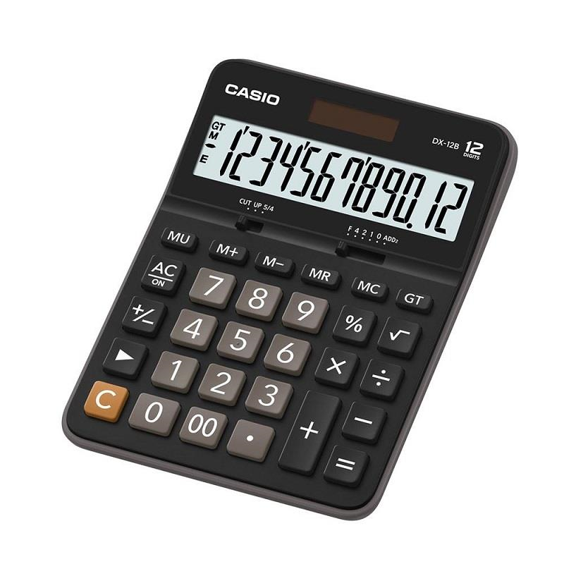CASIO DX-12 B MASA ÜSTÜ HESAP MAKİNESİ 12 HANE