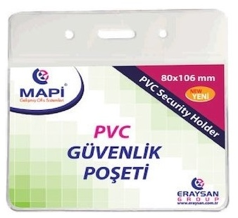 MAPİ 80x106 YATAY PVC KART POŞETİ 9101035 100 LÜ