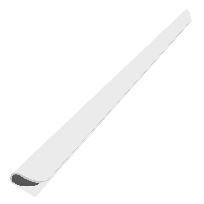 BIGPOINT BP623-10-01 PLASTİK OVAL PROFİL 10 MM BEYAZ 100 LÜ