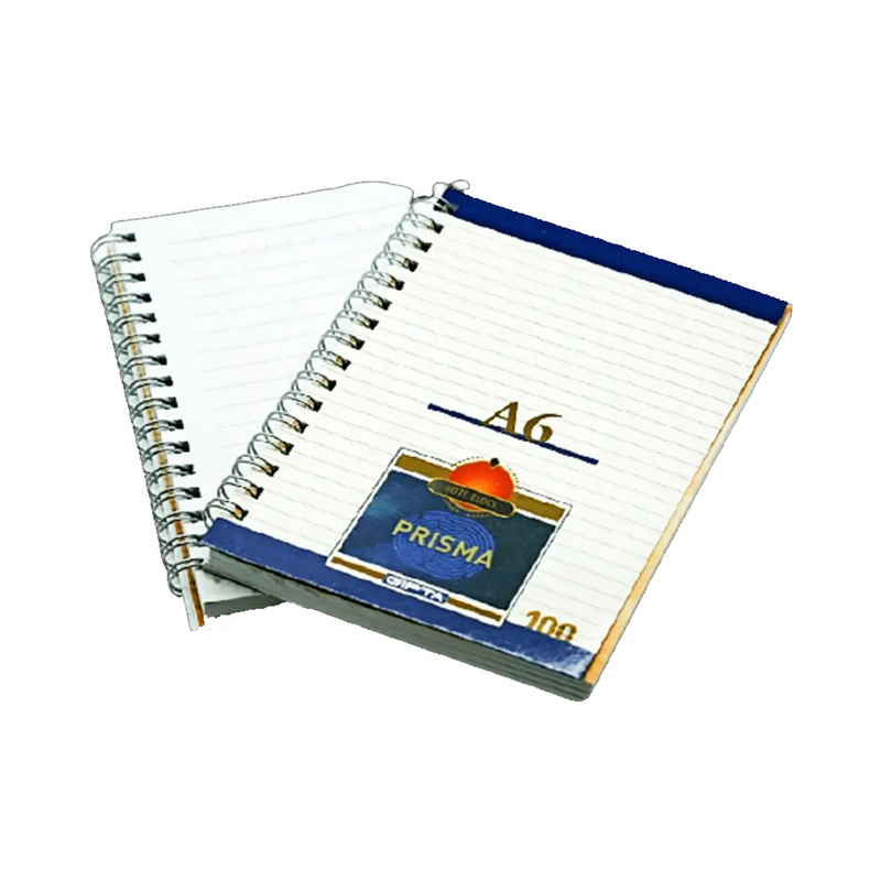 GIPTA PRISMA A6 100 YP. ÇİZGİLİ SPİRALLİ KARTON KAPAK BLOKNOT 1654