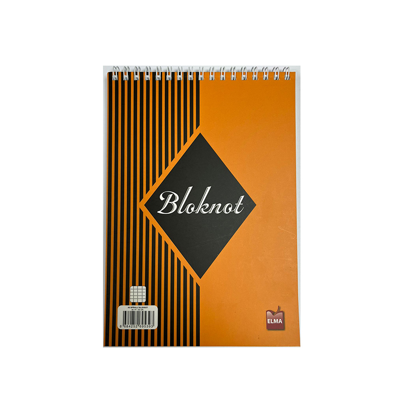 ELMA A4 SPİRALLİ KARELİ BLOKNOT 6O yp.
