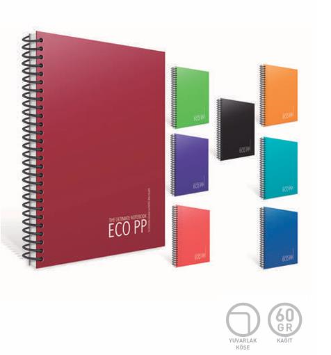 GIPTA 2032 EKO A4 100 YP ÇİZGİLİ SPR PP KAPAK DEFTER