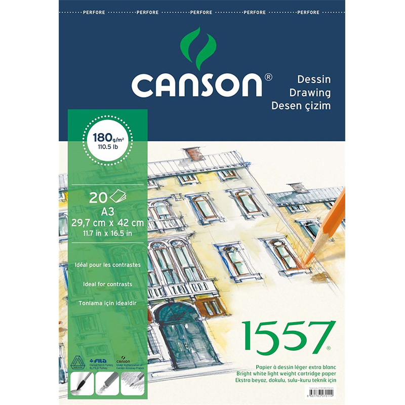 CANSON A3 29,7x42 cm RESİM DEF.180 gr 18020A3US