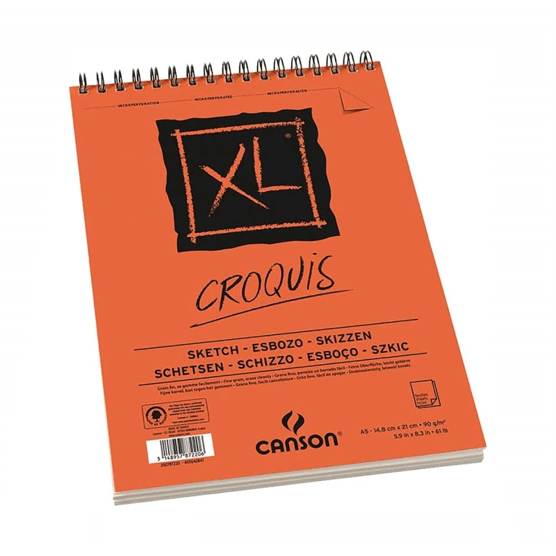 CANSON A5 ESKİZ DEFTERİ 50 YP CROQUIS XL ALBÜM 90 gr SPR 9050A5Ü
