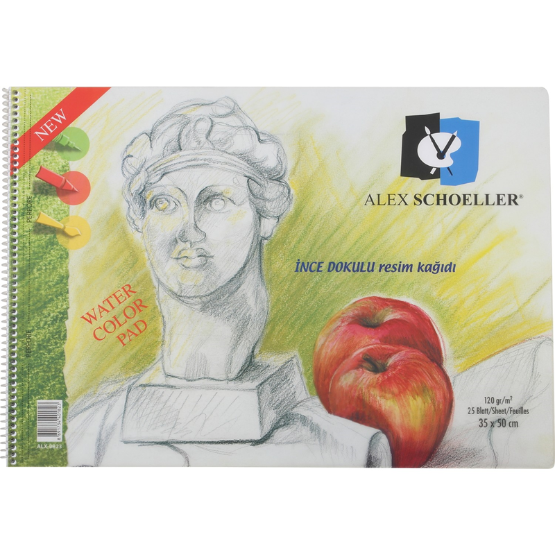 ALEX SCHOELLER 35x50 RESİM DEFTERİ 120 GR.15 YP.ALX-833