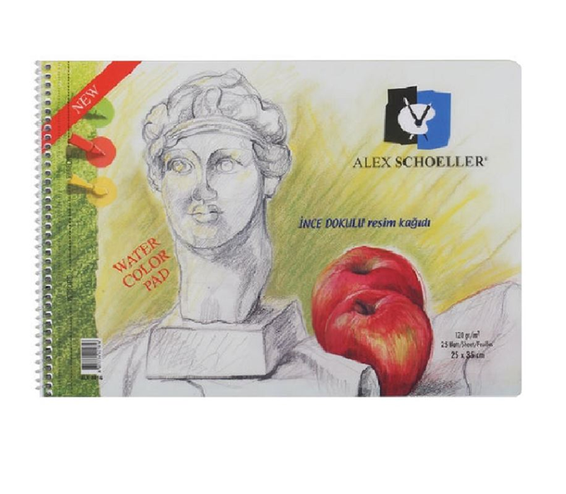 ALEX SCHOELLER 25x35 RESİM DEFTERİ 120 GR.15 YP