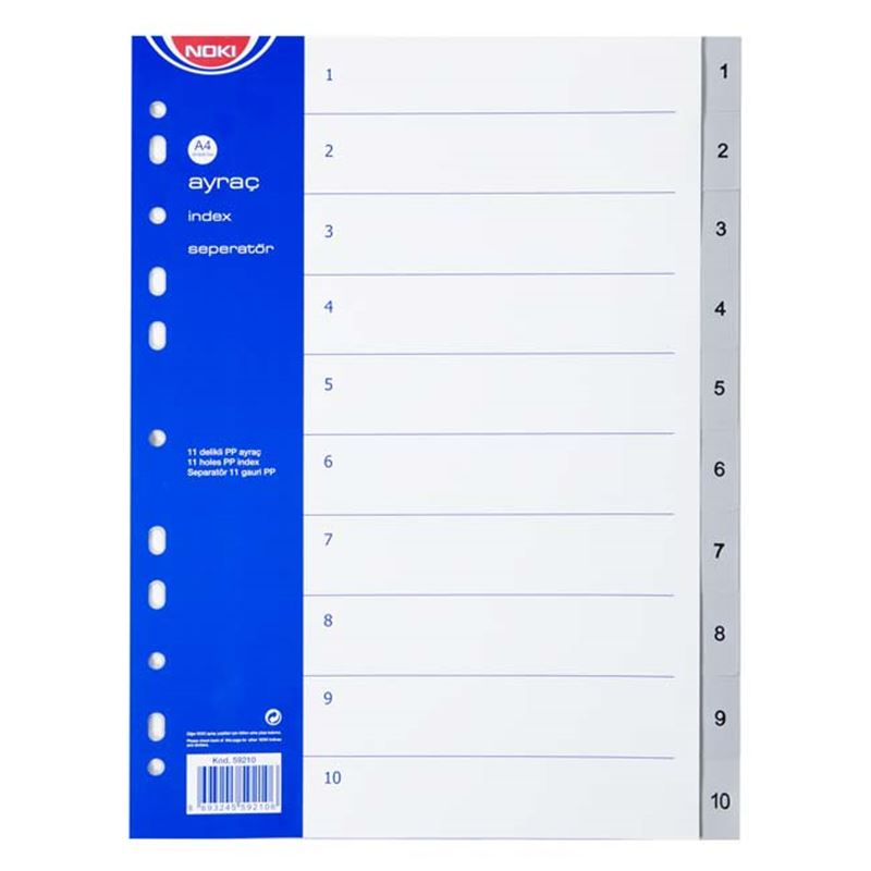 NOKİ 1-10 RAKAM AYRAÇ 59210