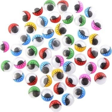 FUNNY KIDS 18911 OYNAR GÖZ 12 MM RENKLİ 4.250 Lİ 12-A-6