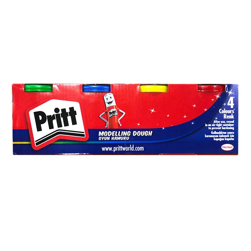 PRİTT OYUN HAMURU 4 RENK 4x100 gr 1831458