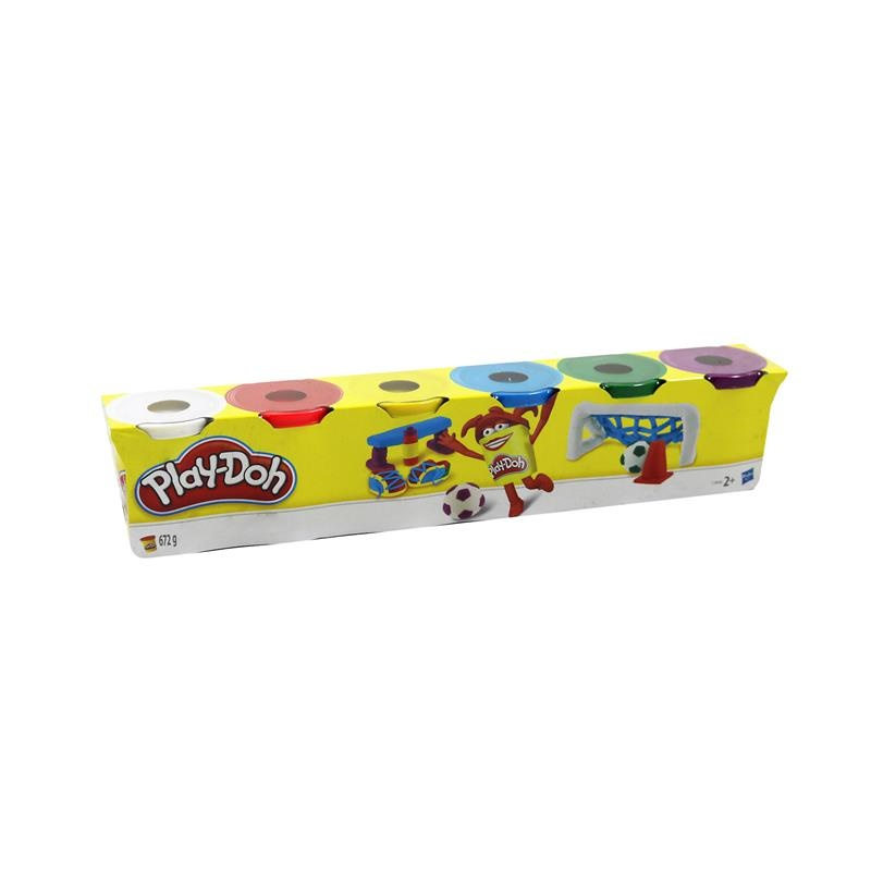 HASBRO PLAY-DOH 6 LI OYUN HAMURU C3898