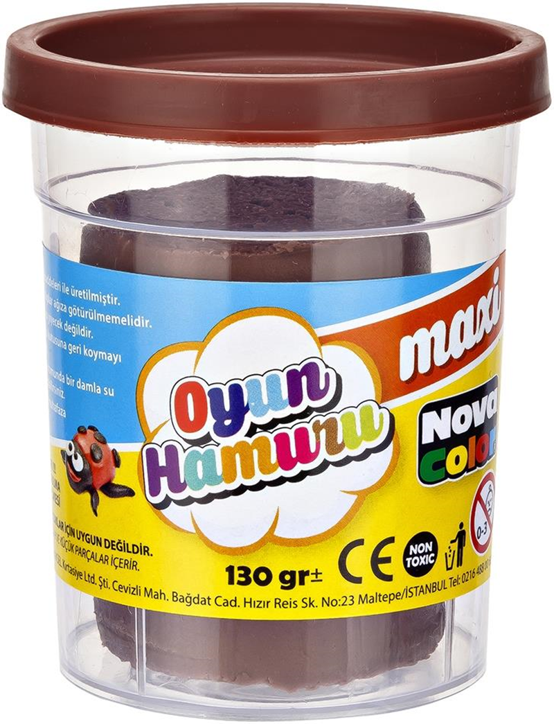 NOVA COLOR MAXİ OYUN HAMURU KAHVERENGİ NC-4144