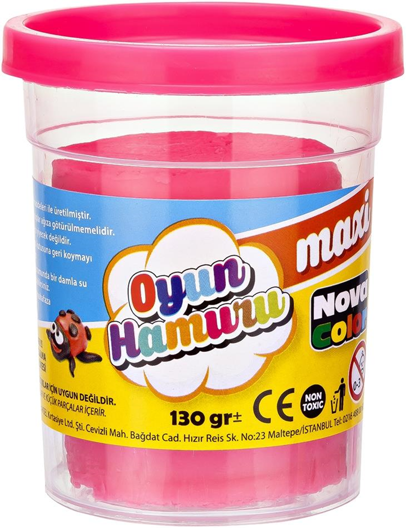 NOVA COLOR MAXİ OYUN HAMURU PEMBE NC-4145