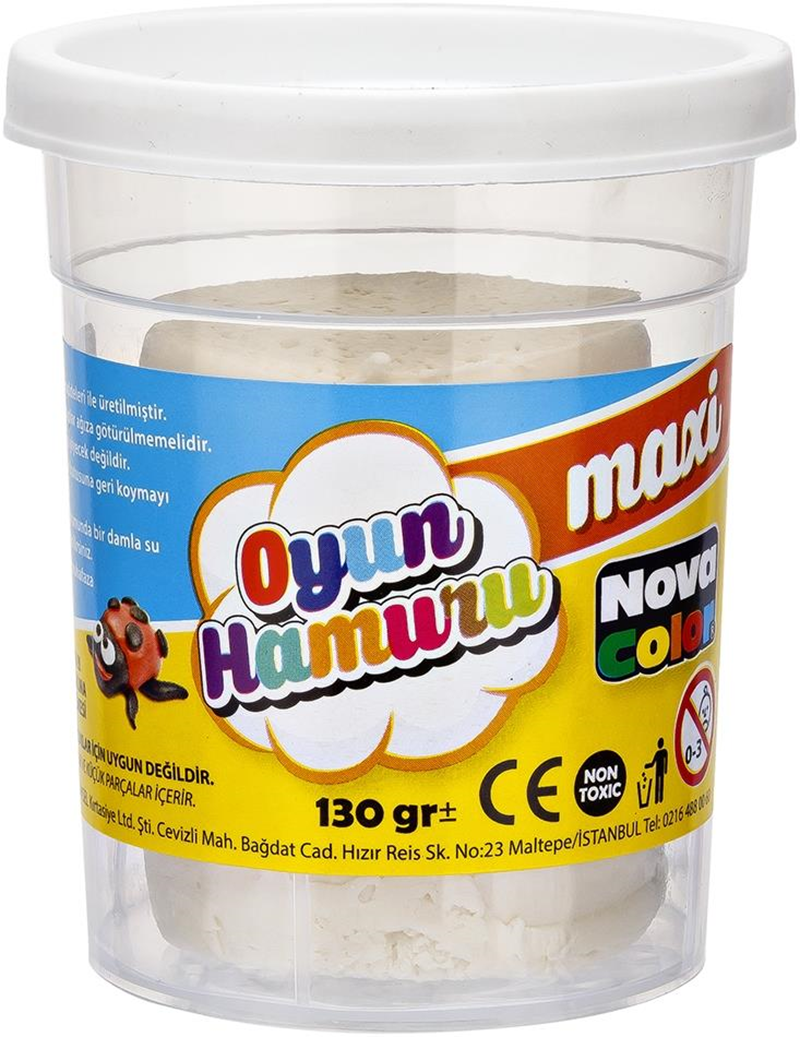NOVA COLOR MAXİ OYUN HAMURU BEYAZ NC-4146