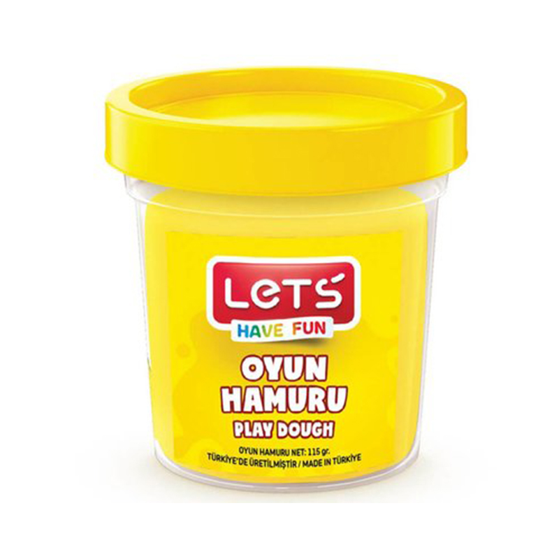 LETS OYUN HAMURU SARI 115 gr L8440-1