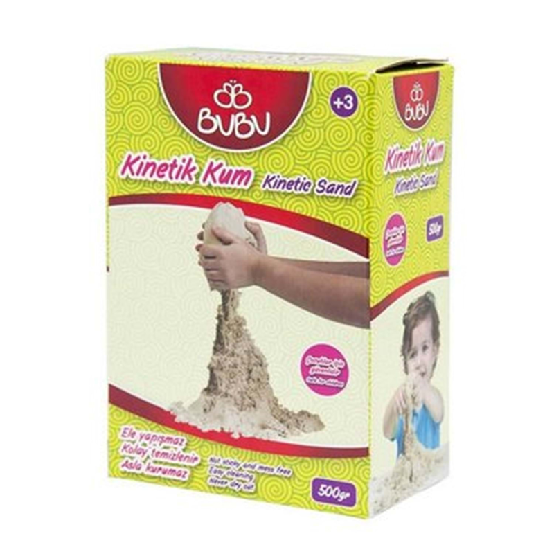 BU-BU NATURAL KİNETİK KUM 500 Gr. KU0001
