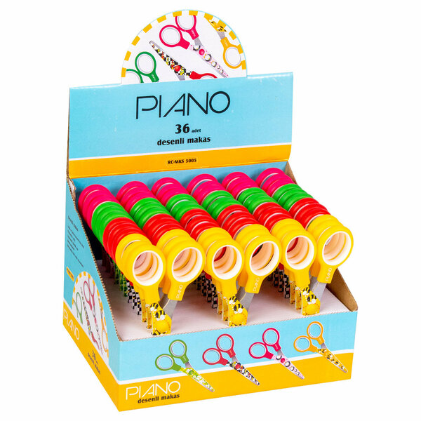 PİANO RC-MKS-5005 DESENLİ OKUL MAKASI 328869